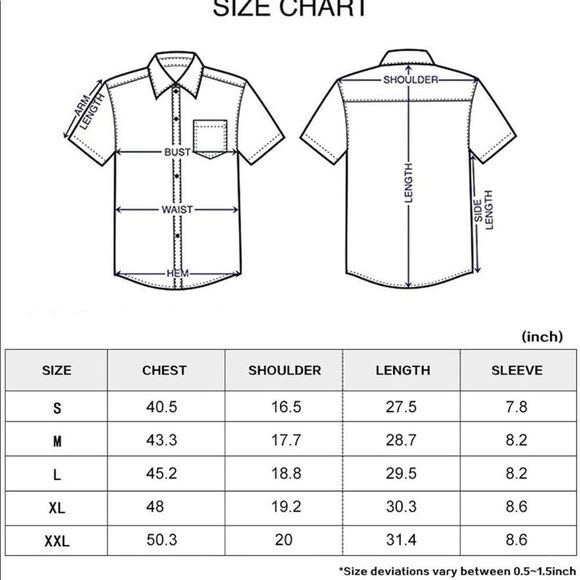 NWT LOCALMODE Large Mens Regular Fit Button Down Short Sleeve Shirt - Picture 2 of 6